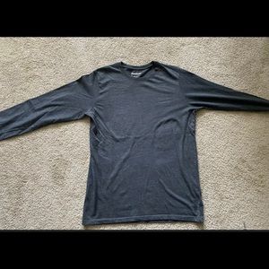 3 Small Long sleeve shirts. Gap Reebok. Green Gray